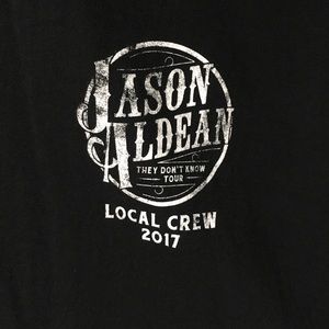 Jason Aldean Tour Local Crew T-Shirts/Jason Aldean